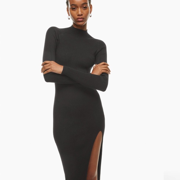 (SOLD) Aritzia Alchemy Dress, black s - Picture 2 of 3